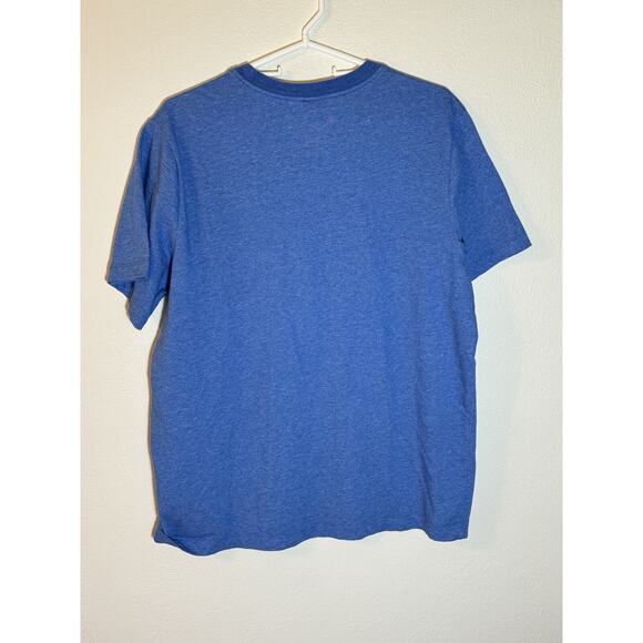 The Nike Tee Dri-Fit Men's Large Blue Short Sleeve Shirt - Picture 7 of 7